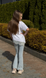 Дитяча футболка оверсайз з мереживом - 116, білий 7761 фото 4