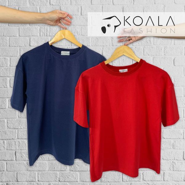 Дитяча однотонна футболка оверсайз - 74, білий 3458 фото