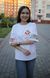 Жіноча блуза оверсайз "Петриківський розпис" - 5XL, білий 5465 фото 3
