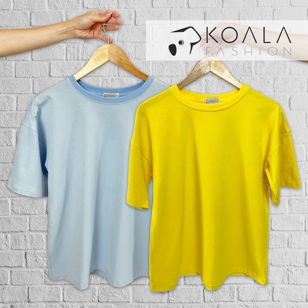 Однотонна футболка оверсайз - XS, білий 3357 фото